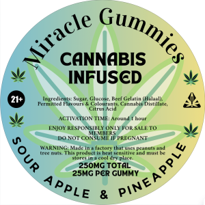 Miracle Gummies (25mg) Pack of 10