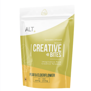 ALT Creative Bites (10 Pack CBD Pear & Elderflower)